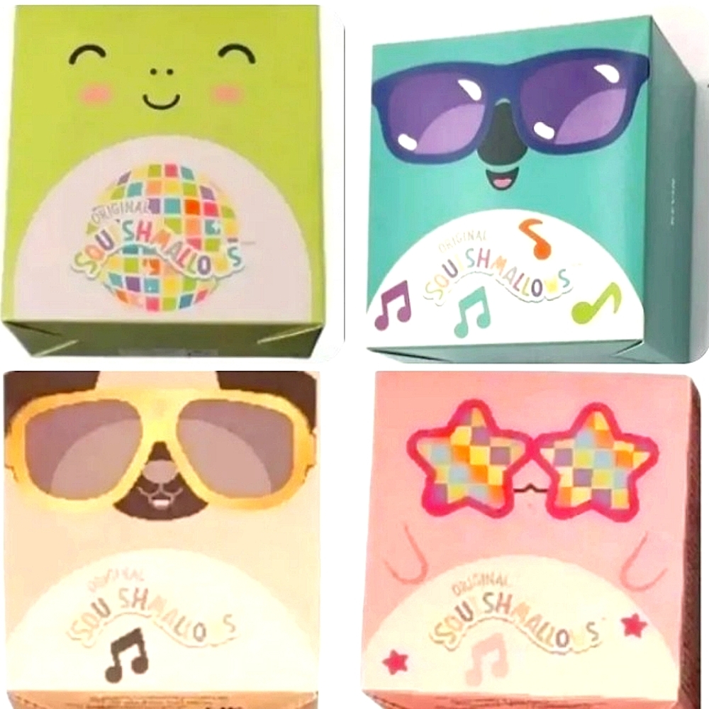4 NEW McDonalds Canada Squishmallows WENDY, KEVIN, PRINCE ARCHIE Happy Meal toys